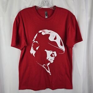 Biggie Notorious BIG Mens Red Graphic Tee T-Shirt Size Medium Next Level Apparel